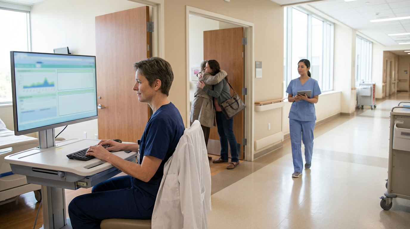 When AI Shortens the Hospital Goodbye, It Changes More Than Paperwork