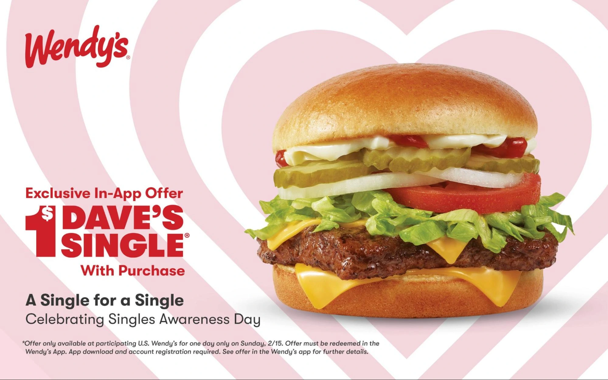 Wendy’s Turns Singles Awareness Day Into a One-Day Test of Value Marketing