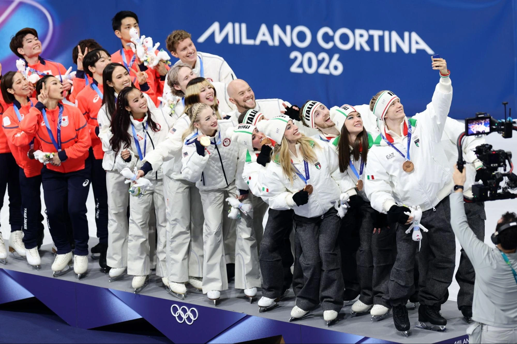The Olympic Podium Selfie Becomes a Shared Ritual