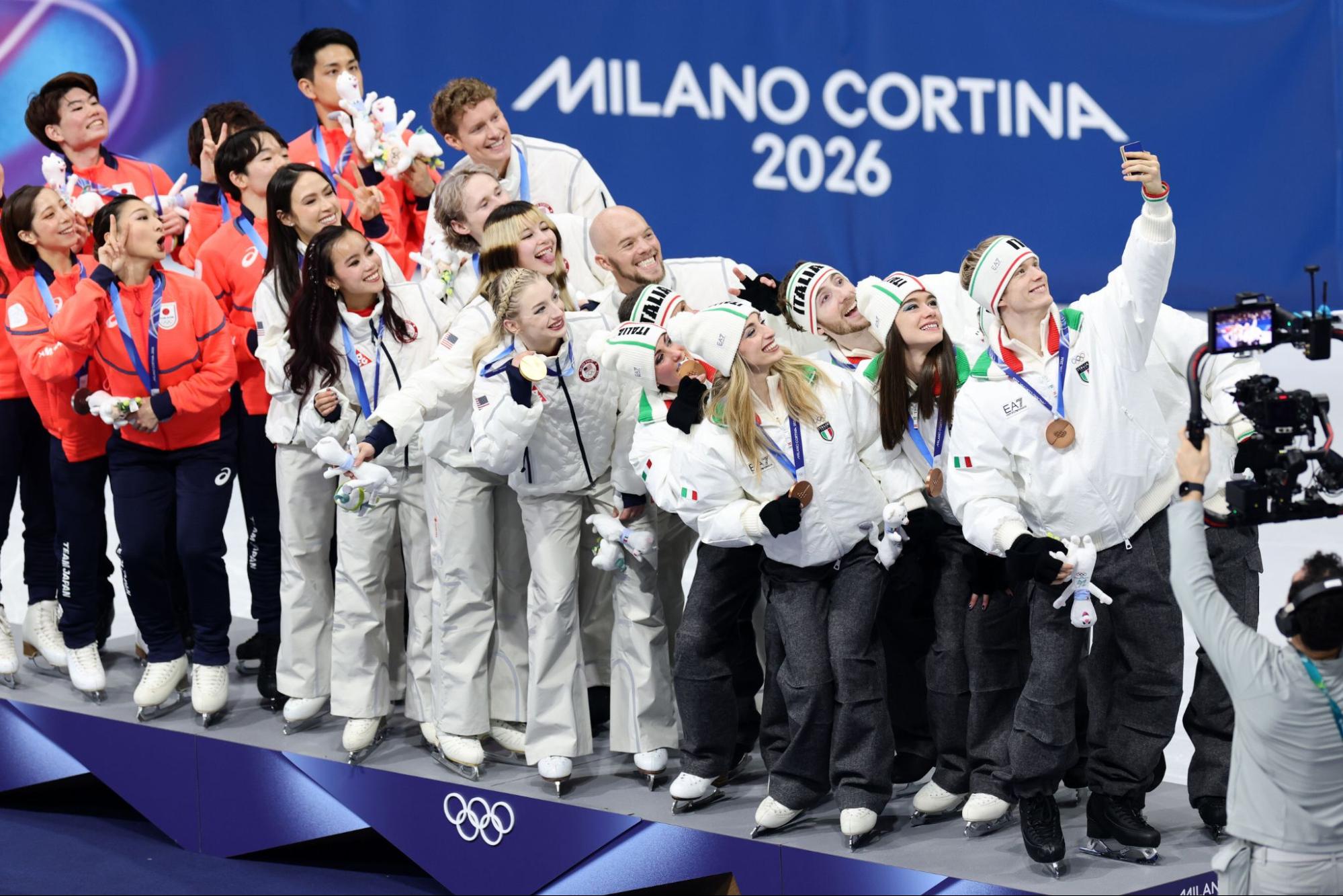 The Olympic Podium Selfie Becomes a Shared Ritual