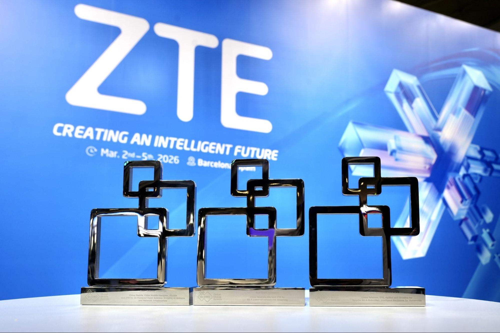 ZTE Wins Three GLOMO Awards as 5G-Advanced Finds Real-World Uses