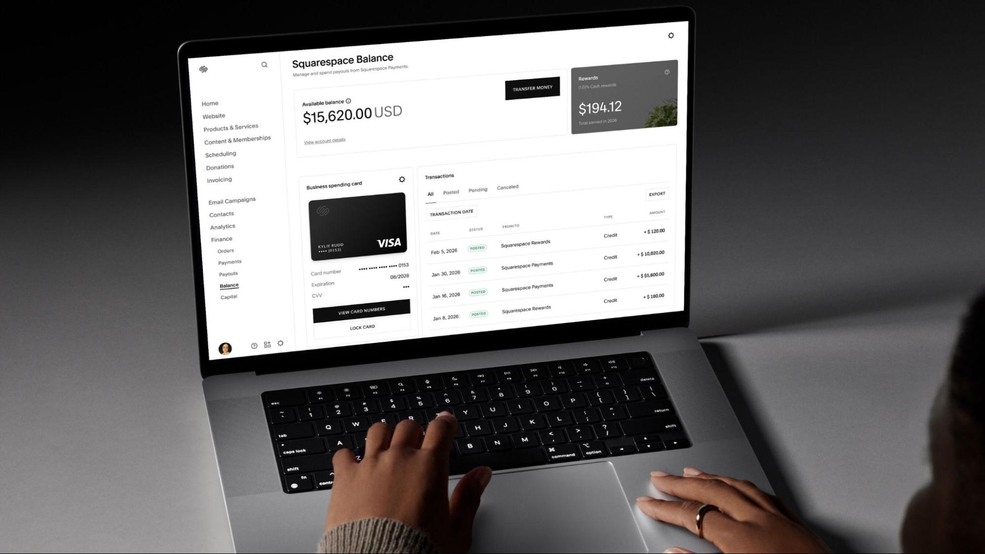 Squarespace Moves Deeper Into Finance With New Balance Account