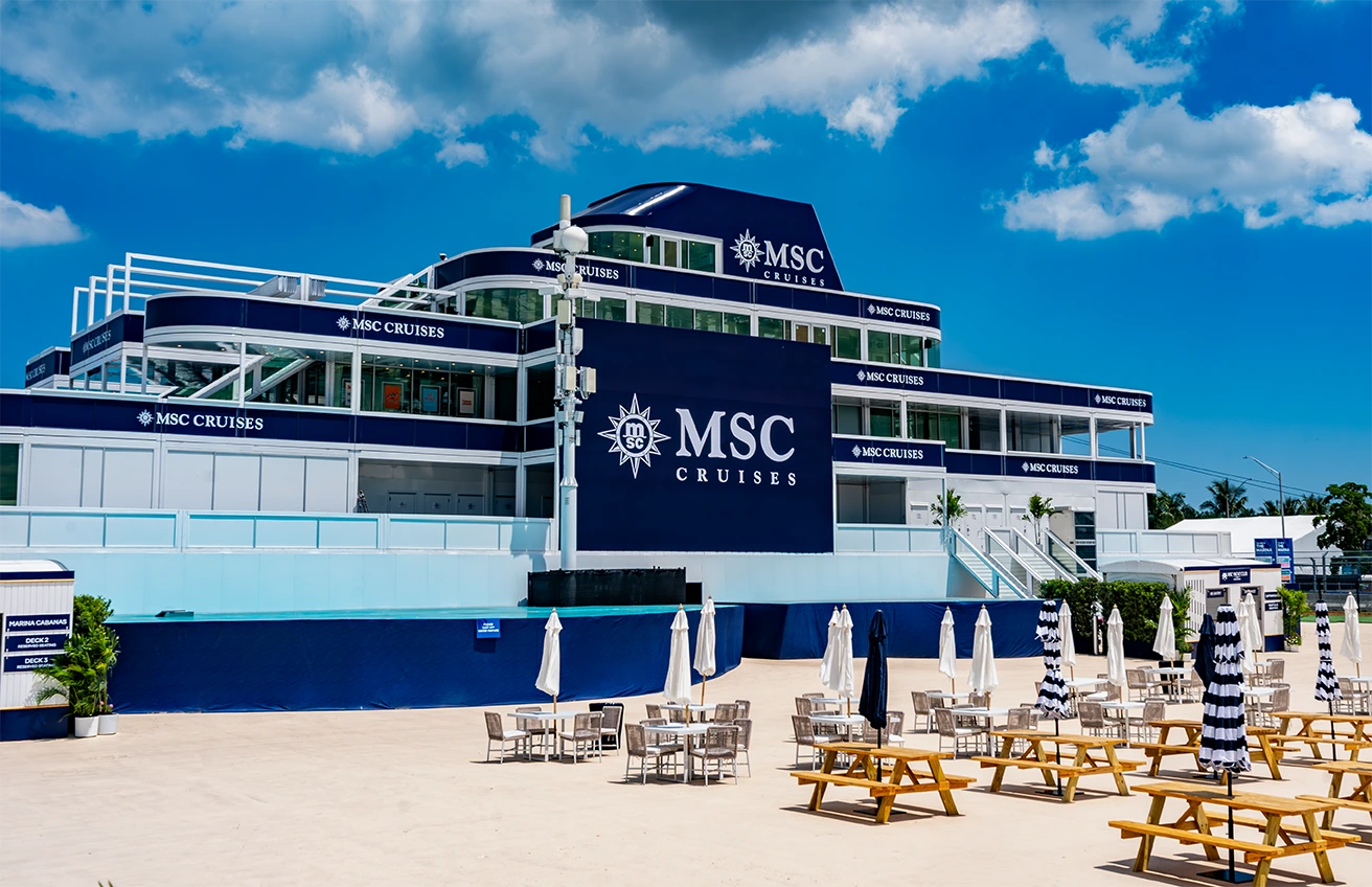 MSC Cruises Brings Yacht Club Concept to Formula 1 Trackside