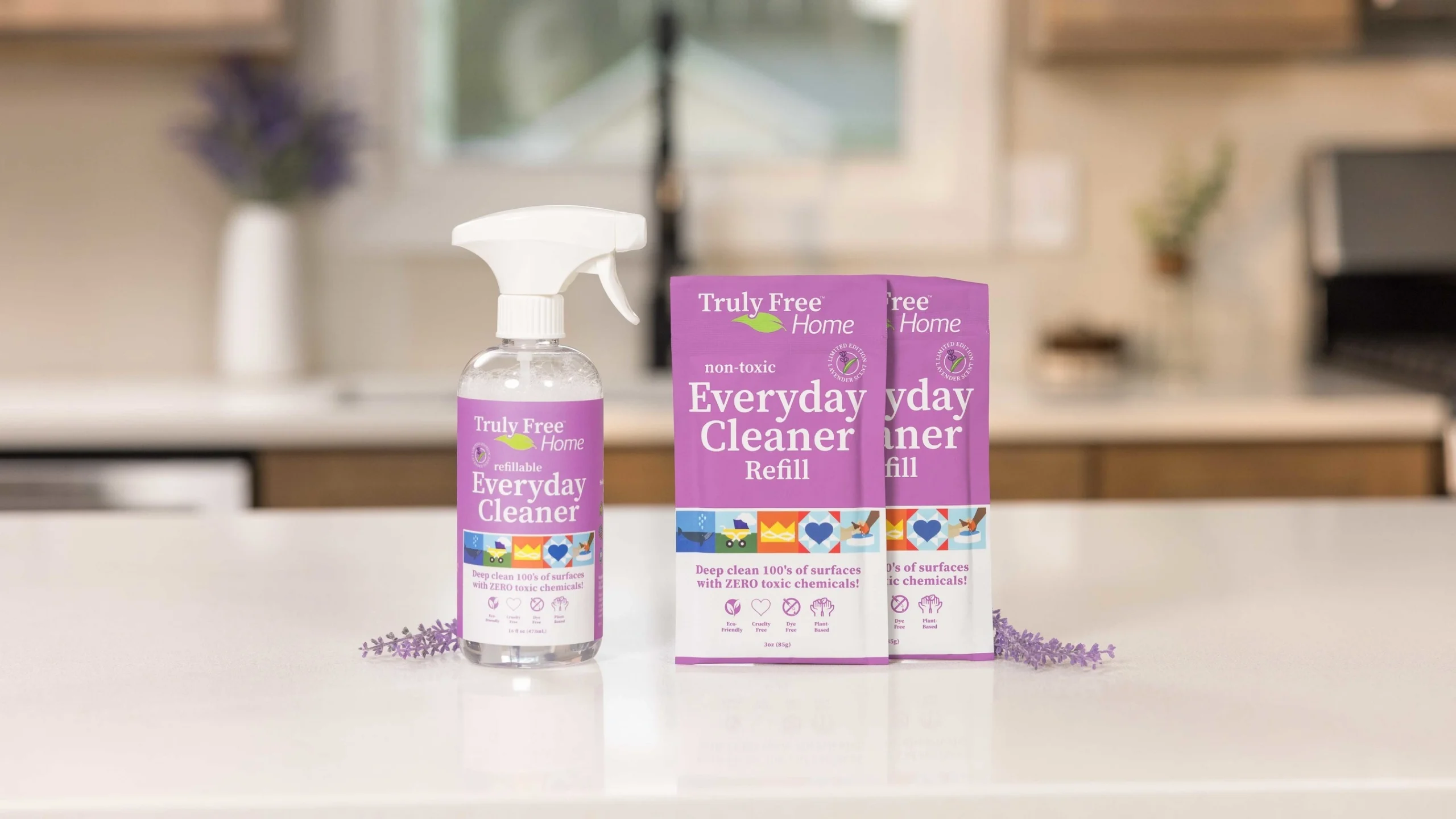 Truly Free Home Bets on Ingredient Transparency With Lavender Cleaner