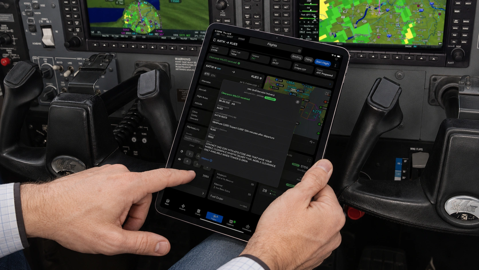 Garmin Brings IFR Clearance Requests Into the Cockpit Planning Workflow