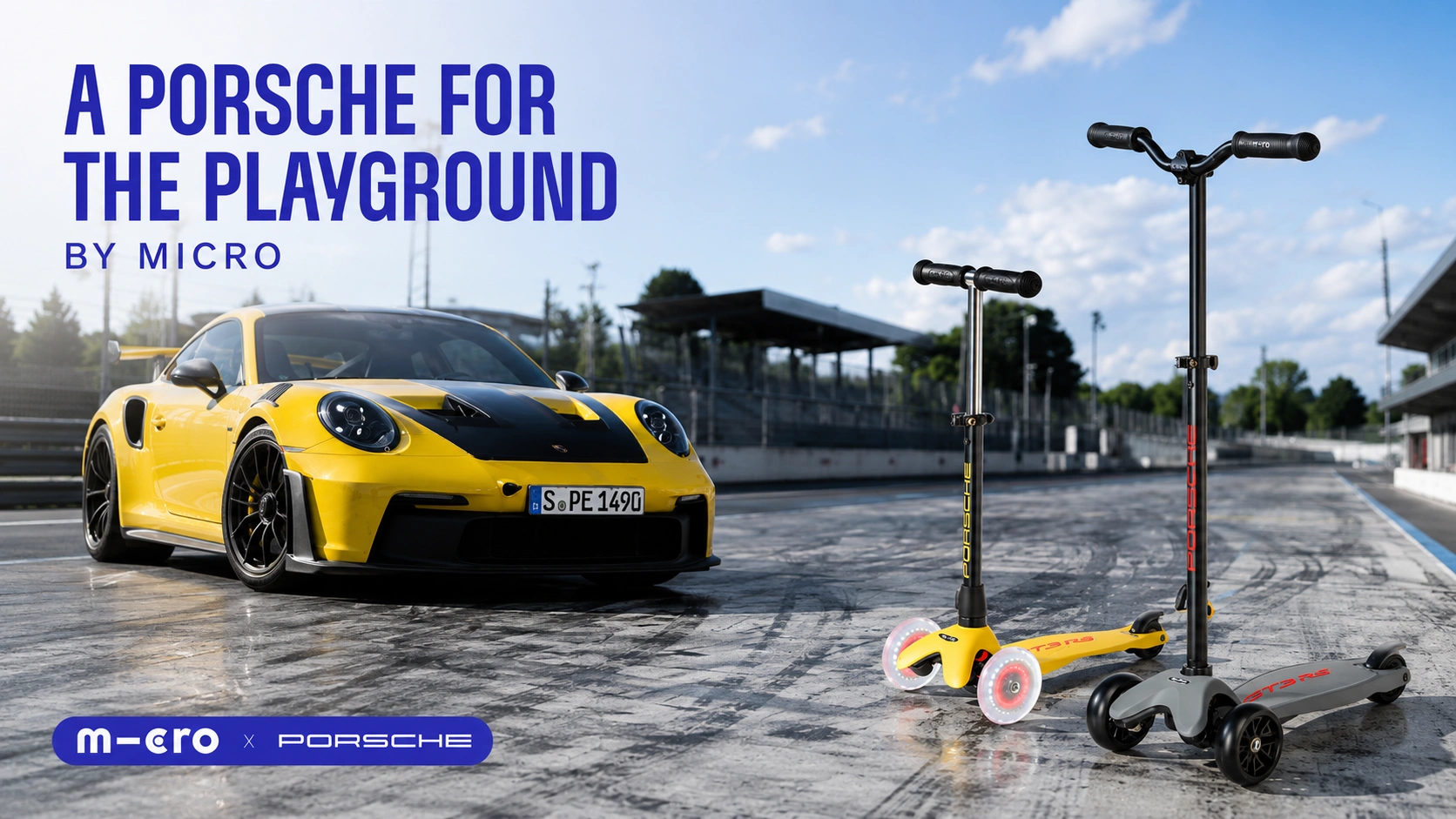 Micro and Porsche Bring Luxury Branding to the World of Children’s Scooters