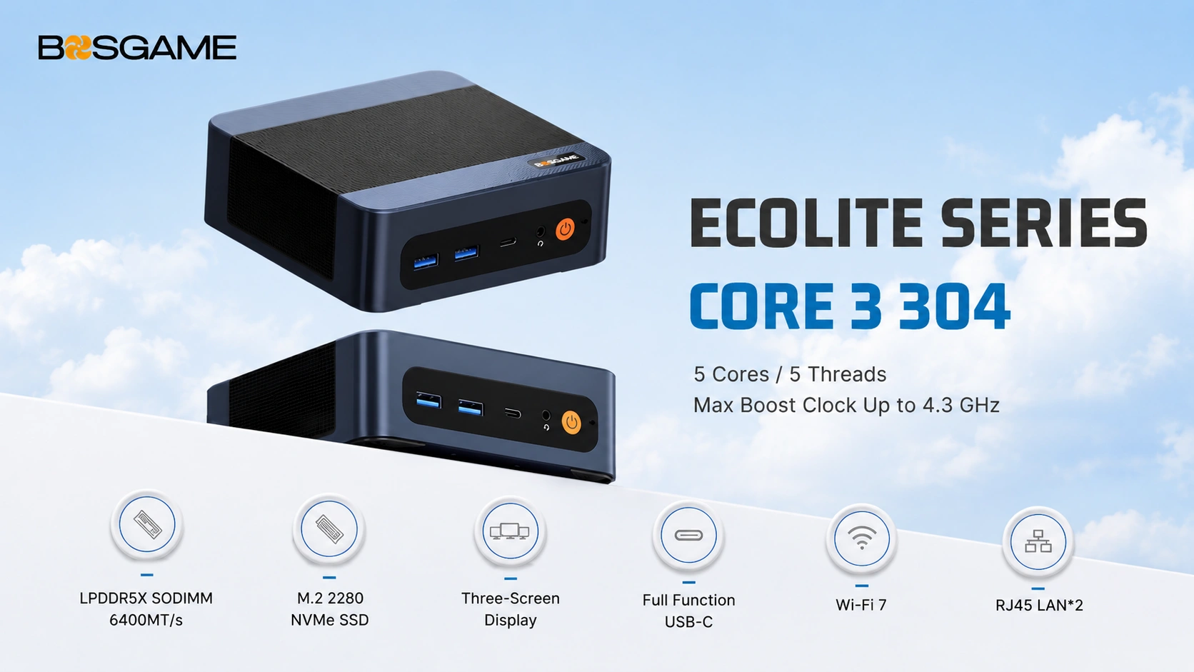 BOSGAME’s E6 ECO Brings Intel’s New Entry-Level Platform to Mini PCs