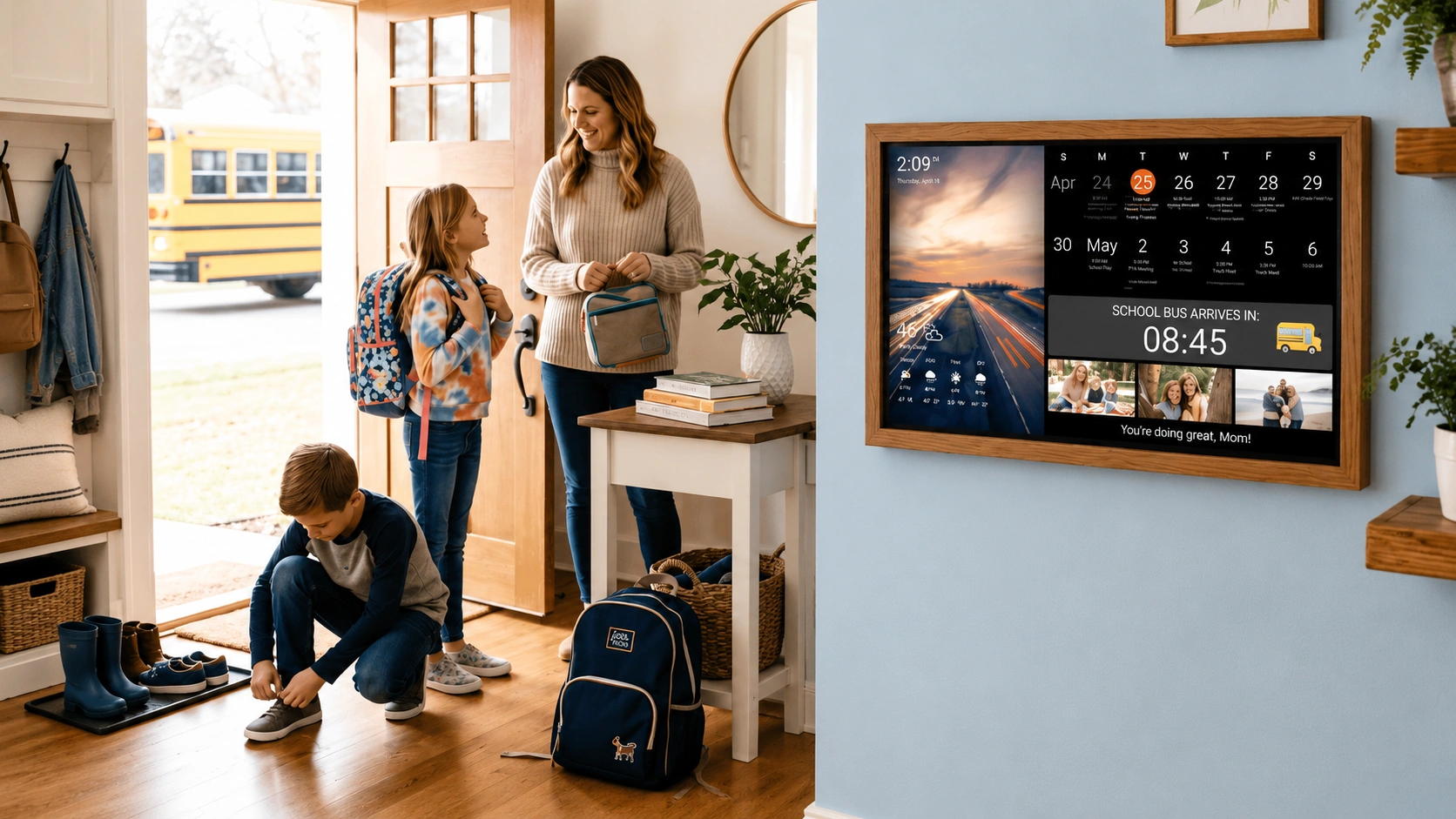 DAKboard Turns the Family Calendar Into a Shared Household Control Hub