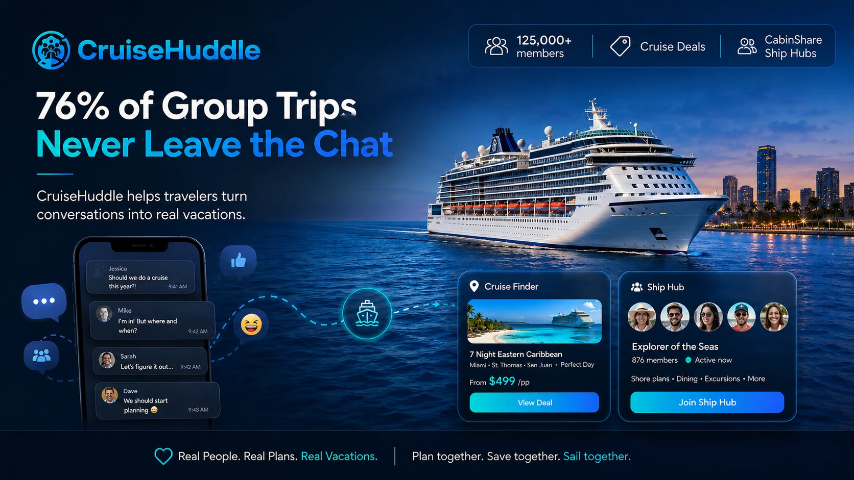 CruiseHuddle Turns Group-Trip Chatter Into Sailing-Specific Plans