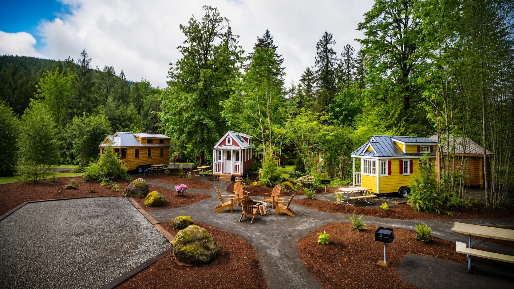 Mt. Hood Tiny House Village Turns a Compact Stay Into a Decade-Long Destination