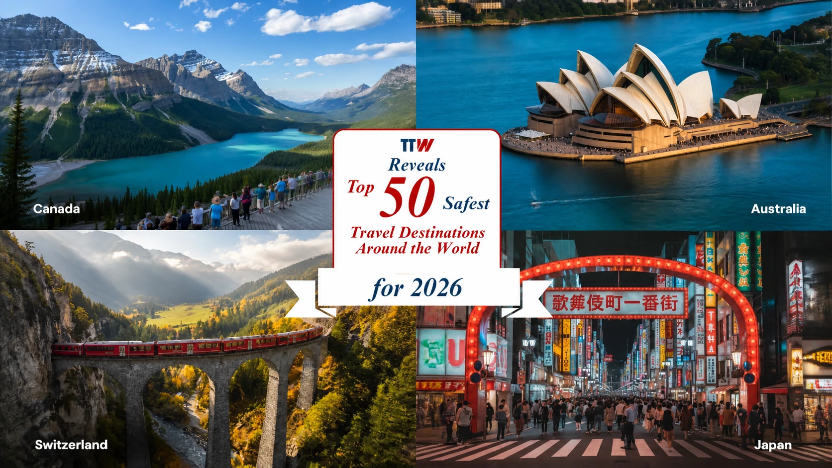 TTW Ranking Places Safety At The Centre Of 2026 Travel Choices