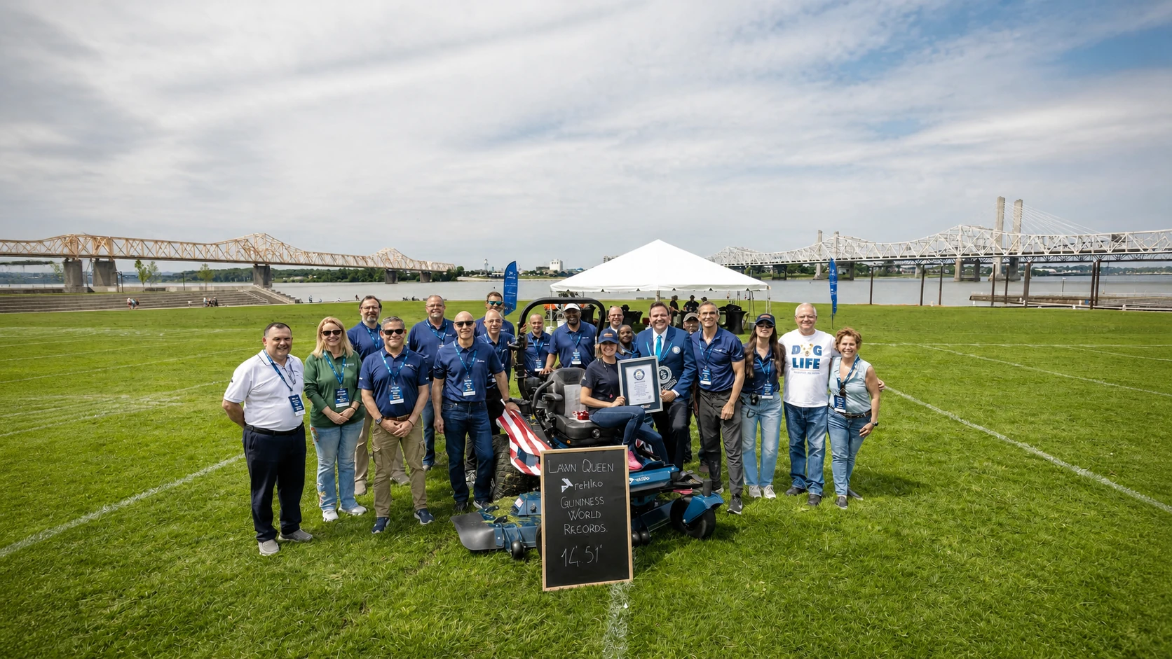 TurfMutt Great Lawn Turns World Record Into Parkland Showcase