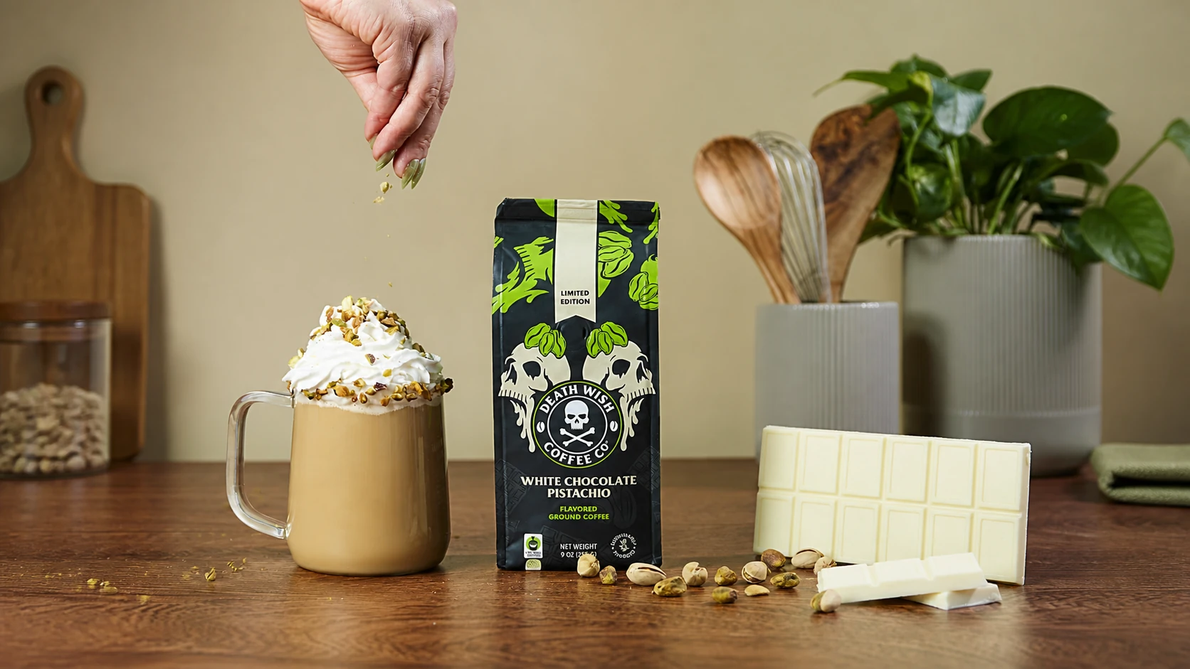 Death Wish Coffee Adds Pistachio Blend To Seasonal Specialty Lineup