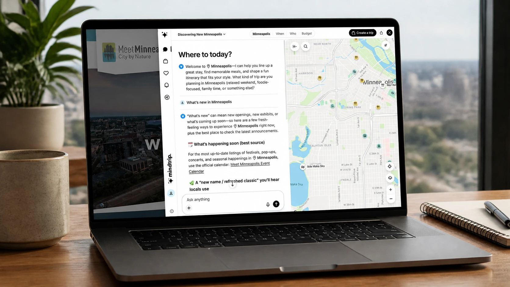 Mindtrip Brings Conversational AI Trip Planning To Minneapolis Visitors