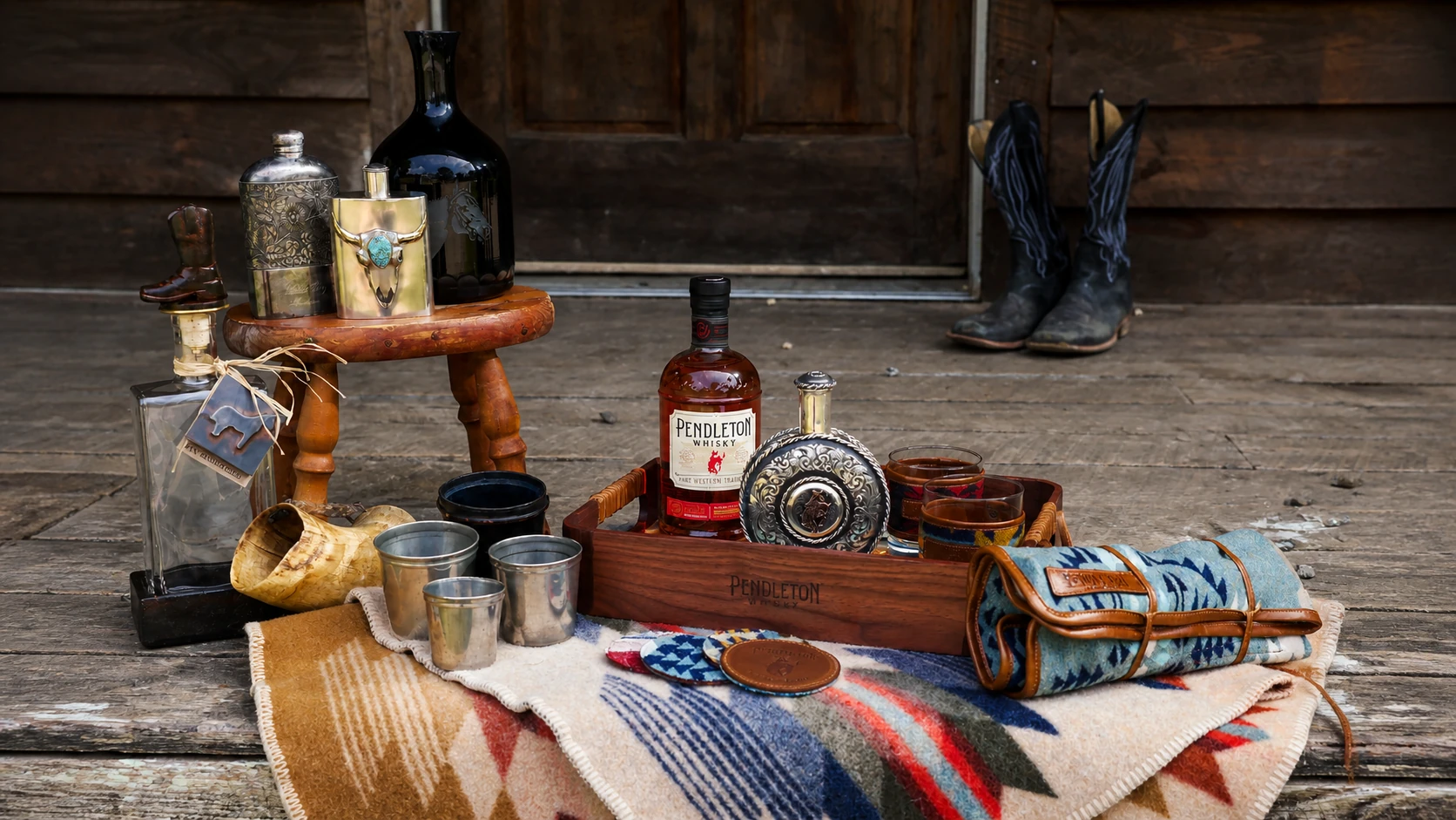 Pendleton Whisky Turns Western Heritage Into A Collectible Barware Collection