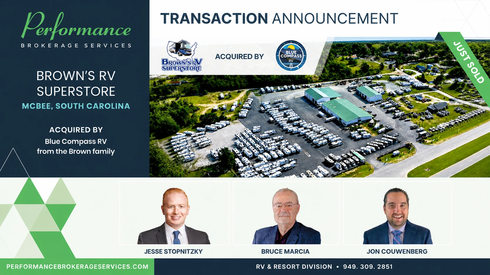 RV Dealership Sale Extends Blue Compass RV’s Carolinas Footprint
