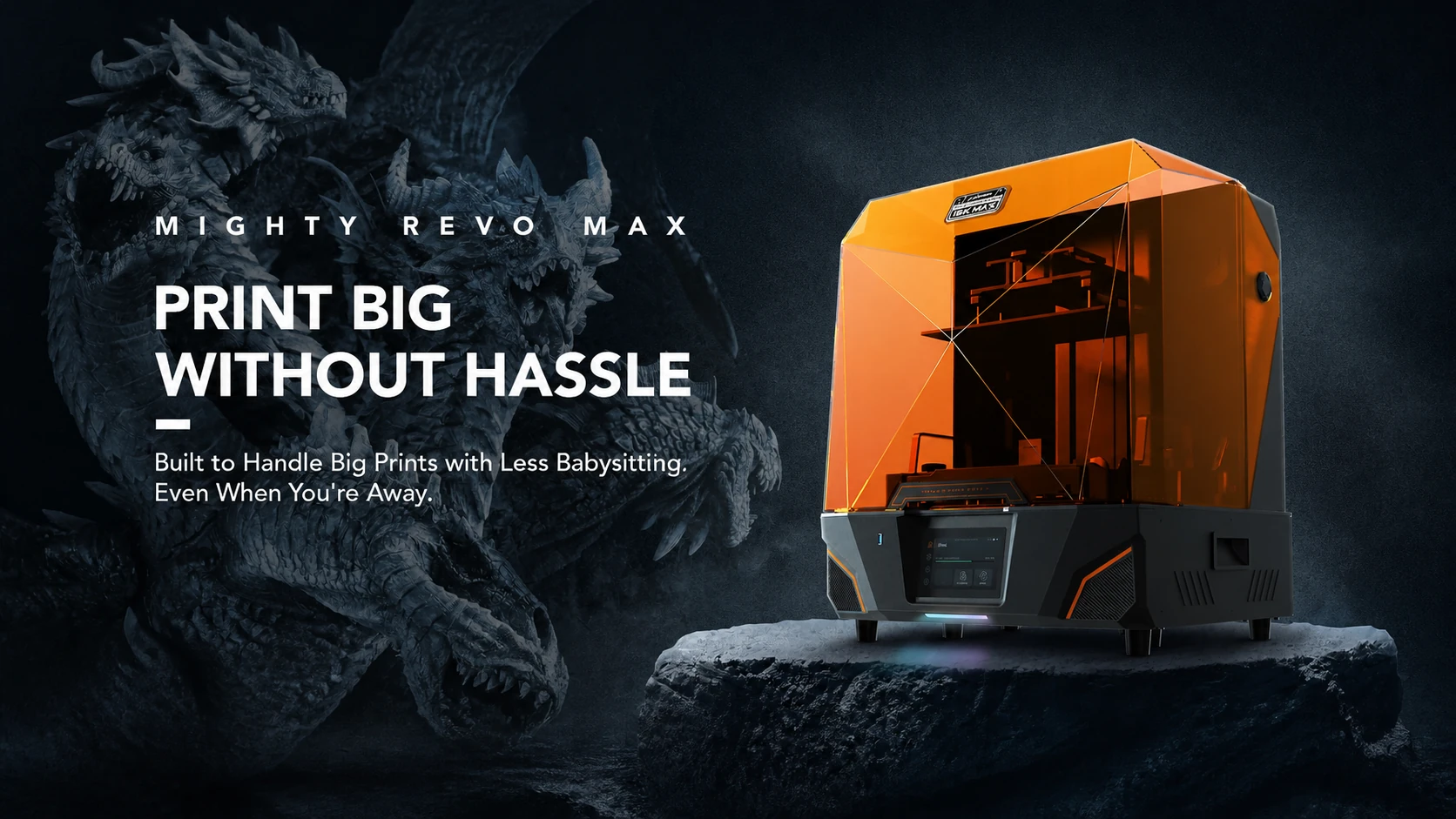 Phrozen Targets Longer, Larger Resin Printing Jobs With Revo 16K MAX