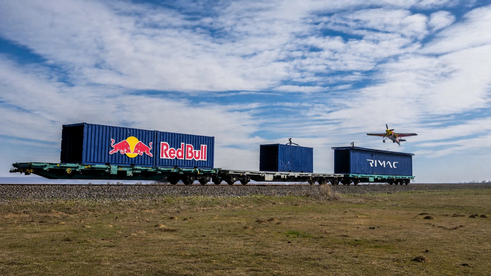 Red Bull Turns Moving-Train Aviation Stunt Into Precision Brand Story