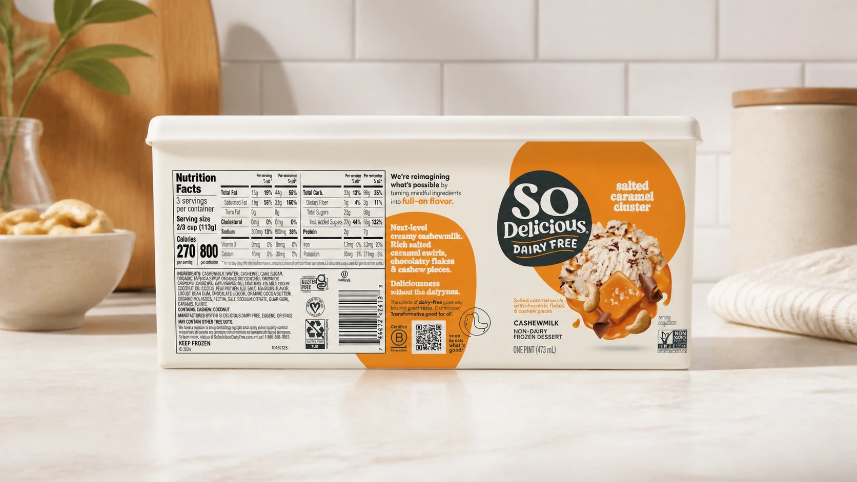 Danone USA Recalls So Delicious Frozen Dessert Over Foreign-Material Risk