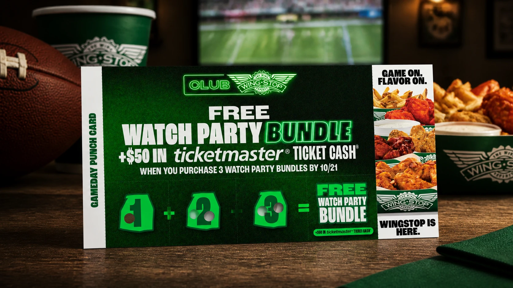 Wingstop Turns Football Purchases Into Rewards With New Game Day Offer