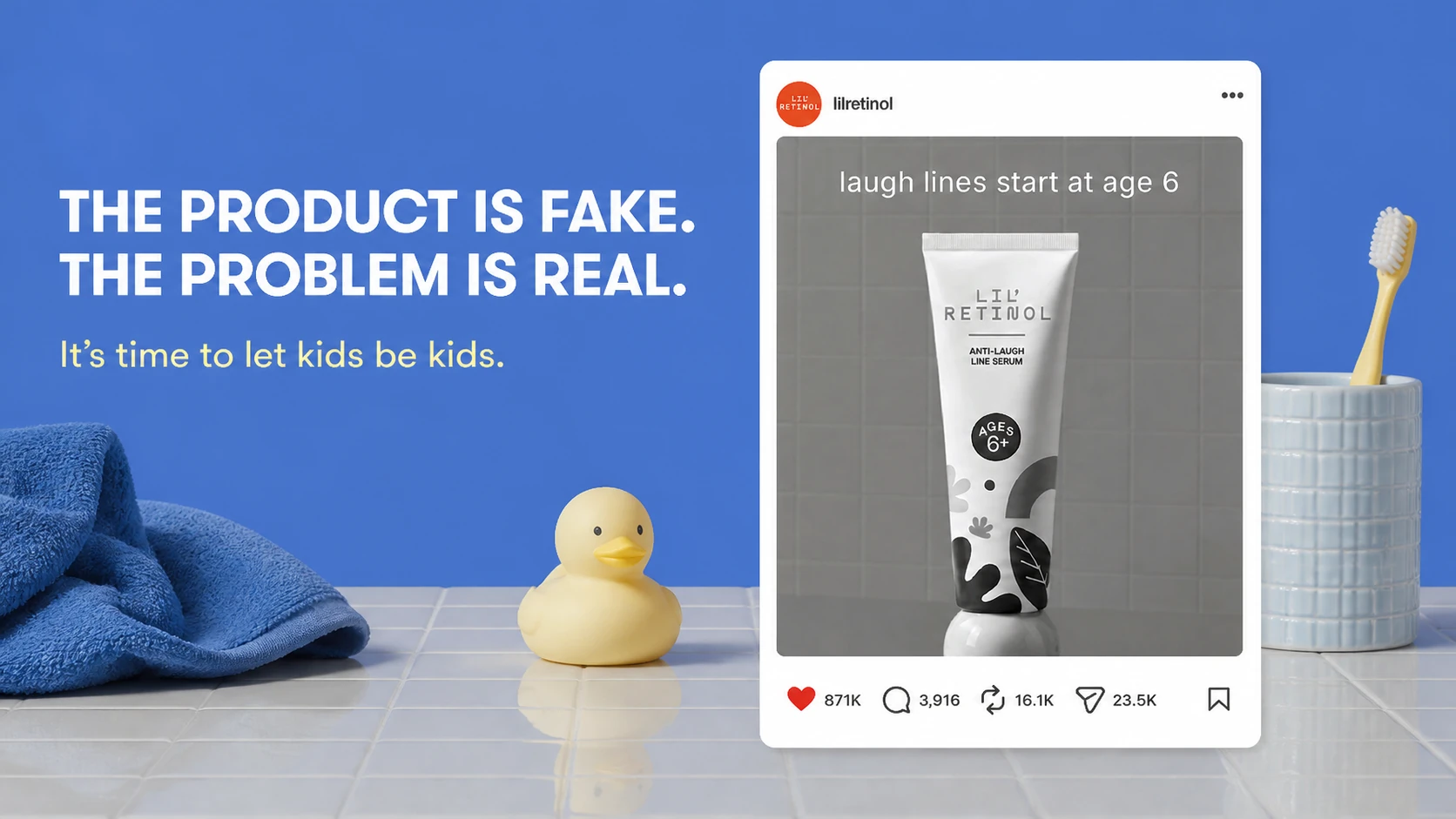 Frida Uses Fictional Children’s Skincare Brand To Launch A Basics-First Line
