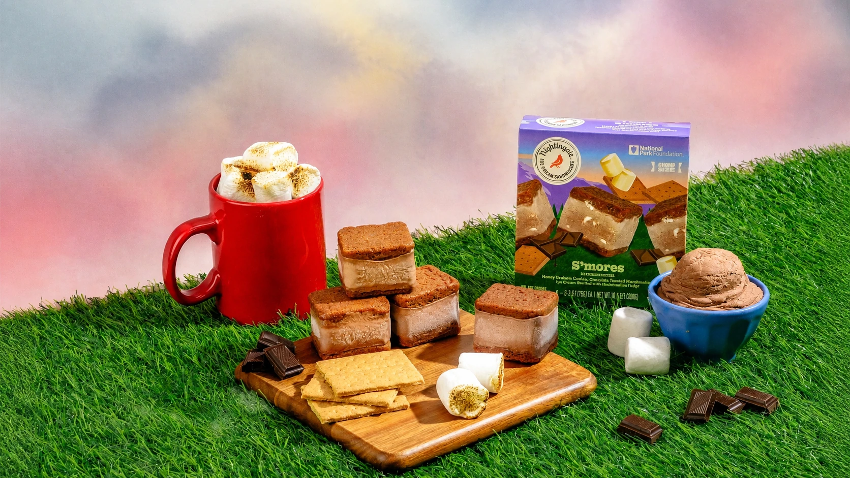 Nightingale Turns Campfire Nostalgia Into a National-Park Ice Cream Collaboration